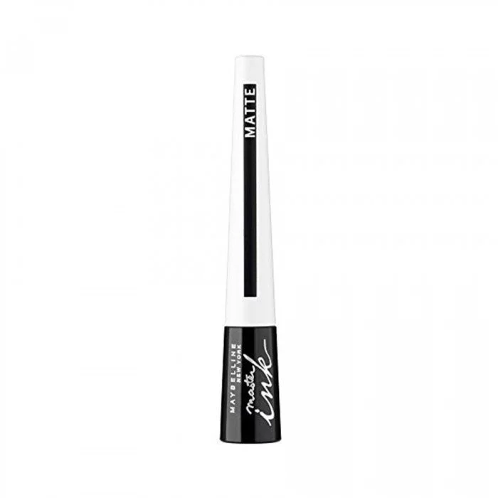The great Mabyelline Master Ink line in deep black will help you frame the eyelid perfectly and precisely, thanks to a unique applicator. With its help, even a complete beginner can draw an algae line. The sensual blac | Veela Beauty The great Mabyelline Master Ink line in deep black will