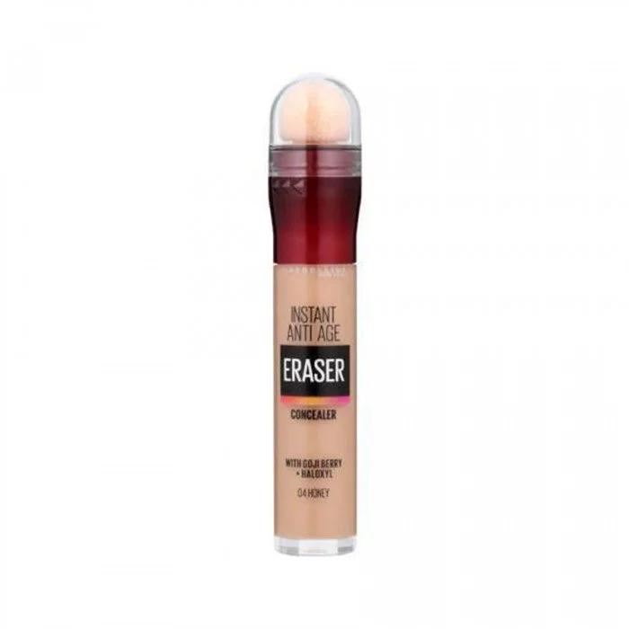 Maybelline Instant Anti Age Eraser Concealer 04 Honey -Instant Anti Age Eraser Concealer Eraser Dark Circles Treatment Concealer makes the eye area appear radiant and refreshed in no time. -This concealer for dark circle | Veela Beauty Maybelline Instant Anti Age Eraser Concealer 04 Honey |