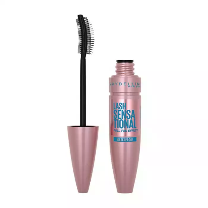 Maybelline Lash Sensational Waterproof Mascara Black -Define your eyes with Lash Sensational Waterproof Mascara from Maybelline , a plump mascara that highlights the lashes. -With an expertly designed collagen formula, | Veela Beauty Maybelline Lash Sensational Waterproof Mascara Black |