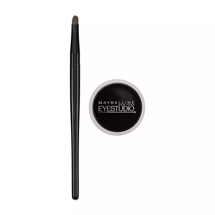 Achieve winged drama with Maybellines super-concentrated oil-free gel eyeliner. This smudge-free formula sets instantly and glides on easily to deliver intense color that lasts up to 24 hours. Ophthalmologist tested. D | Veela Beauty Achieve winged drama with Maybellines super-concentrated