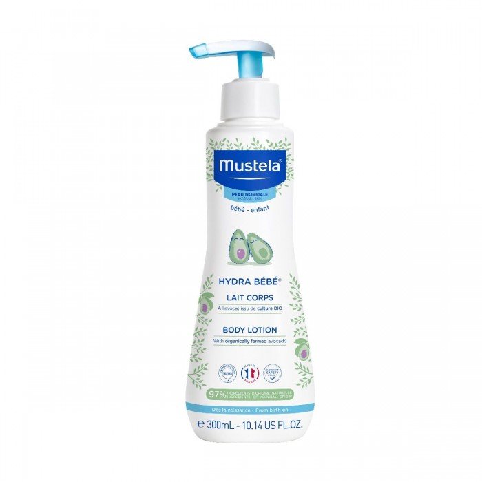 Mustela Hydra Bebe Body Lotion For Normal skin 300ml
Hydra Bebe lotion provides immediate and long-lasting hydration to babys skin.
With avocado, this lotion protects and strengthens babys skin barrier and can be used | Veela Beauty Mustela Hydra Bebe Body Lotion For Normal skin 300ml
Hydra