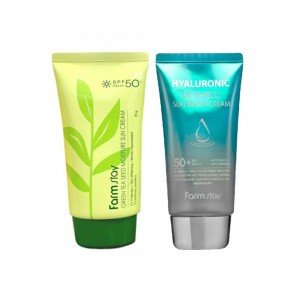 Farm Stay Grean Tea & Hyaluronic Sunblock 2 Pcs Friends Bundle Farm Stay Grean Tea & Hyaluronic Sunblock 2 Pcs Friends Bundle
