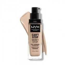 Nyx Can'T Stop Won'T Stop Full Coverage Foundation 02 Alaabaster | Veela Beauty