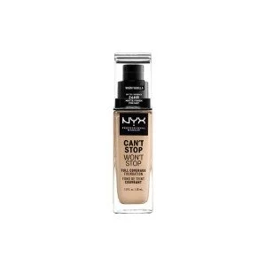 Nyx Can'T Stop Won'T Stop Full Coverage Foundation 30Ml Warm Vanilla Nyx Can'T Stop Won'T Stop Full Coverage Foundation 30Ml Warm Vanilla