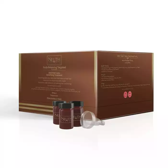 Fast absorbing lotion penetrates deeply in the hair follicle to oppose the chemicals causes hair thinning and hair loss, rejuvenates hair follicles Targets the critical stages in hair cycle to promote future healthier ha | Veela Beauty | فييلا بيوتي