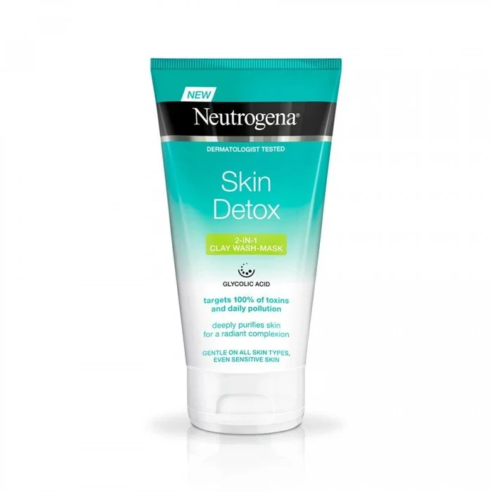 Neutrogena Face Wash Mask Skin Detox Clarifying Clay