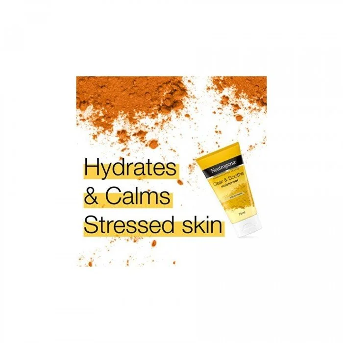 Neutrogena Clear and Soothe Oil Free Gel Moisturiser 75 ml Neutrogena Clear and Soothe Oil Free Gel Moisturiser 75 ml
