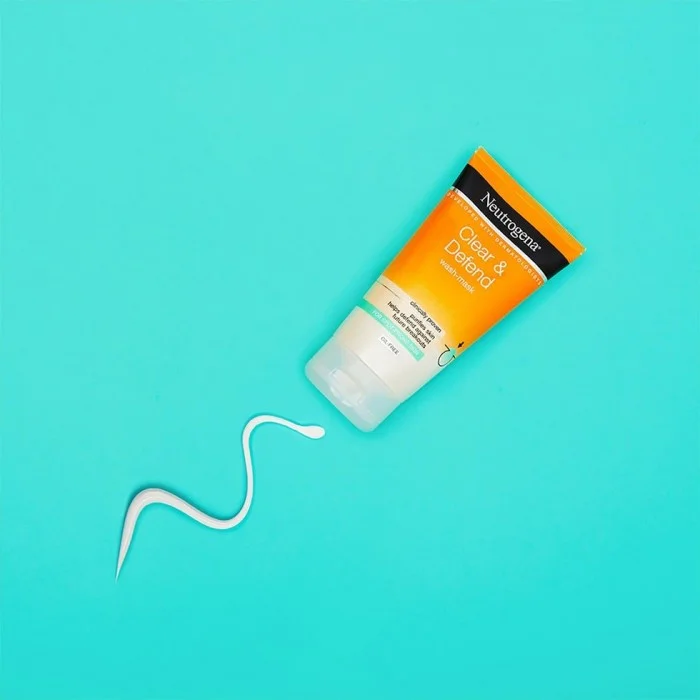 This facial wash mask cleanses skin and is clinically proven to help prevent future breakouts for a smoother, clearer complexion. With kaolin white clay, this formula deeply cleanses to remove impurities whilst respectin | Veela Beauty This facial wash mask cleanses skin and is clinically