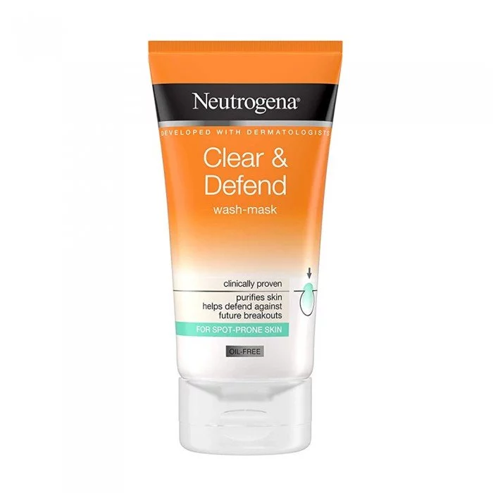 This facial wash mask cleanses skin and is clinically proven to help prevent future breakouts for a smoother, clearer complexion. With kaolin white clay, this formula deeply cleanses to remove impurities whilst respectin | Veela Beauty This facial wash mask cleanses skin and is clinically