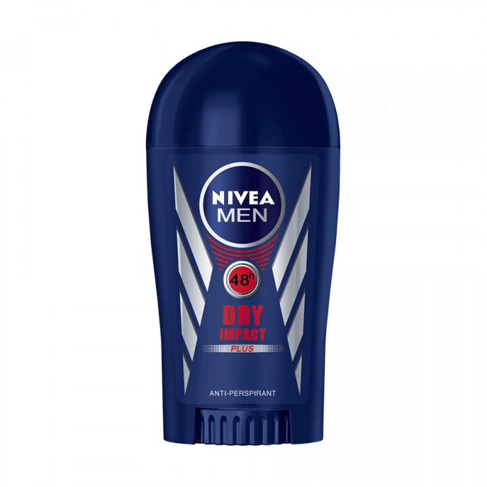 NIVEA Dry Impact Deodorant Stick Men 40ml
48h anti-perspirant protection.
Protects against Stress Sweating.
Protects against body odour. | Veela Beauty NIVEA Dry Impact Deodorant Stick Men 40ml
48h anti-perspirant protection Mens Valley | Veela Beauty