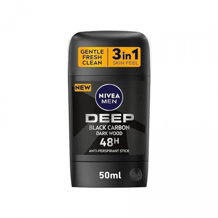 Nivea Men Deep Black Carbon Dark Wood AntiPerspirant Deodorant Stick 50ml
Description:NIVEA Men Deep Black Carbon Dark Wood Nivea Men Deep Black Carbon Dark Wood AntiPerspirant Deodorant Stick 50ml
Description:NIVEA Men Deep Black Carbon Dark Wood