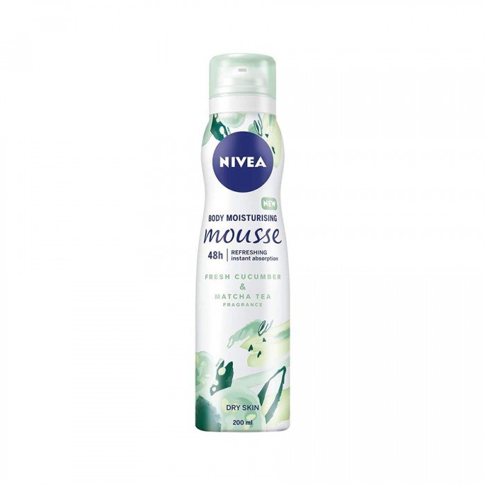 NIVEA Body Lotion Mousse Cucumber Matcha Tea 200ml | NIVEA Body Lotion Mousse Cucumber Matcha Tea 200ml |