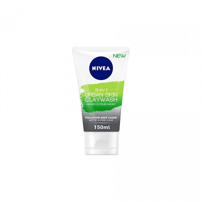 Face Wash Scrub Mask 3in1 Urban Skin Clay wash Matify Pore Face Wash Scrub Mask 3in1 Urban Skin Clay wash Matify Pore
