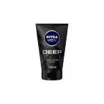 NIVEA MEN Face Beard Wash Cleanser DEEP Active Charcoal 100ml