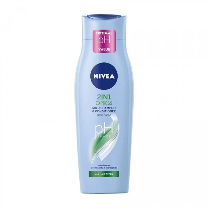Nivea 2 in 1 Express Shampoo & Conditioner 400ml.Taking just a shampoo doesnt necessarily give your hair the care it needs, but with a conditioner on top it can sometimes be convenient.Gives a healthy and shiny appear | Veela Beauty Nivea 2 in 1 Express Shampoo & Conditioner 400ml |