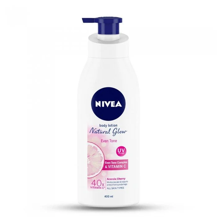 Nivea Body Lotion Natural Glow Even Tone UV Protect Vitamin