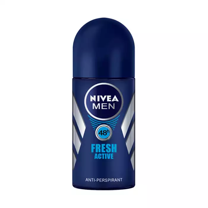 Nivea Deodorant MEN Fresh Active 50mlEffectively reduces underarm odour and wetnessFormula provides reliable 48hour anti-perspirant protectionLeaves your skin feeling soft and smooth. | Veela Beauty Nivea Deodorant MEN Fresh Active 50mlEffectively reduces