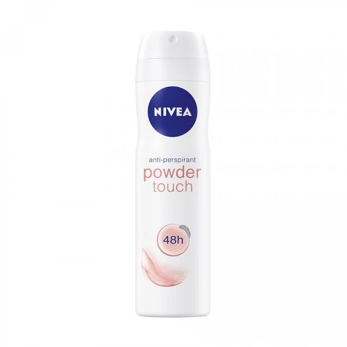 Nivea Deodorant Spray Powder Touch For Women 150ml Anti-residues on skin and clothes. Quick dry & soft skin feeling. 48h effective anti-perspirant protection. Skin tolerance dermatologically approved. Without alcoh | Veela Beauty Nivea Deodorant Spray Powder Touch For Women
