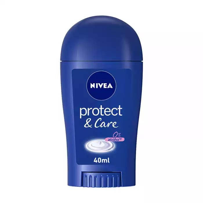 Nivea Deodorant Stick Protect & Care 40mlIt offers reliable 48-hour protection and at the same time cares for the delicate underarm skin.It is particularly mild, non-irritating and well tolerated by the delicate undera | Veela Beauty Nivea Deodorant Stick Protect & Care 40mlIt offers