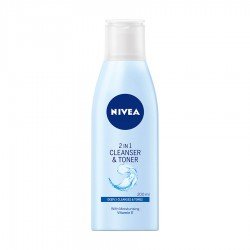 Nivea Glow Refreshing Cleaning Milk & Toner 200Ml |Veela