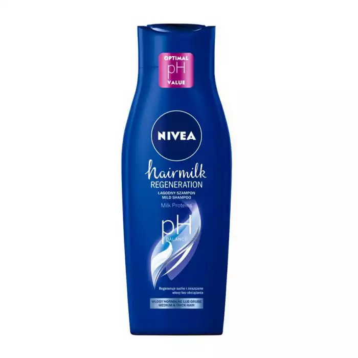 Nivea Hairmilk Shampoo For Normal Hair 400mlComplete care shampoo.Regenerates and cares intensely without weighing.Milk proteins. | Veela Beauty Nivea Hairmilk Shampoo For Normal Hair 400mlComplete care