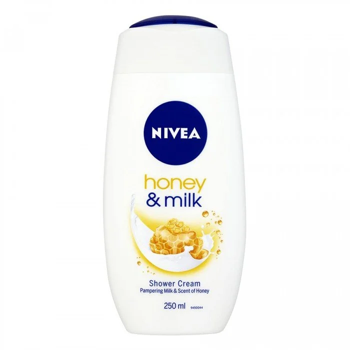 Nivea Honey & Mill Shower Cream 250ml.This caring shower cream enriched with milk proteins envelops you with its indulging foam and scent of honey. Leaves your skin feeling smooth and cared for. | Veela Beauty Nivea Honey & Mill Shower Cream 250ml | فييلا