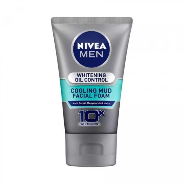 Nivea Men Whitening Oil Control Total Recharge Facial Foam