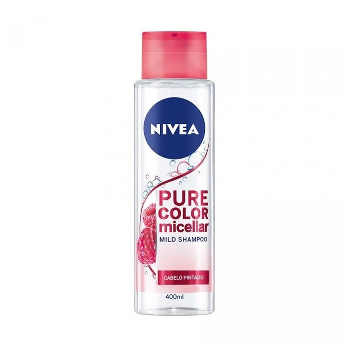 شامبو Nivea Micellar Pure Color 400 ملينظف شامبو Nivea Pure Color Micellar فروة الرأس بشكل فعال ، ويغسل الشعر جيدًا ، ويعيد جماله الطبيعي.يغسل الشعر وينظف فروة الرأس.يرطب بشكل مكثف.يطيل لون الشعر.يعطّر الشعر بلطف. | فييلا بيوتي شامبو Nivea Micellar Pure Color 400 ملينظف