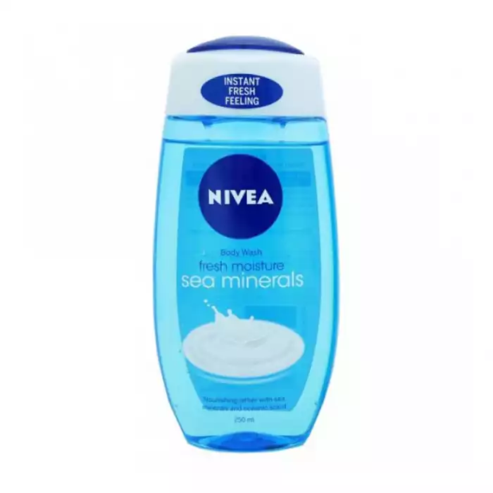 Nivea Sea Minerals Shower Gel For Women 250mlLet This Fresh Shower Gel With Sea Minerals Envelop Your Skin With Silky Soft Foam.While The Wonderful Fresh Scent Stimulates Your Senses.The Nourishing Formula Gently Clea | Veela Beauty Nivea Sea Minerals Shower Gel For Women 250mlLet This