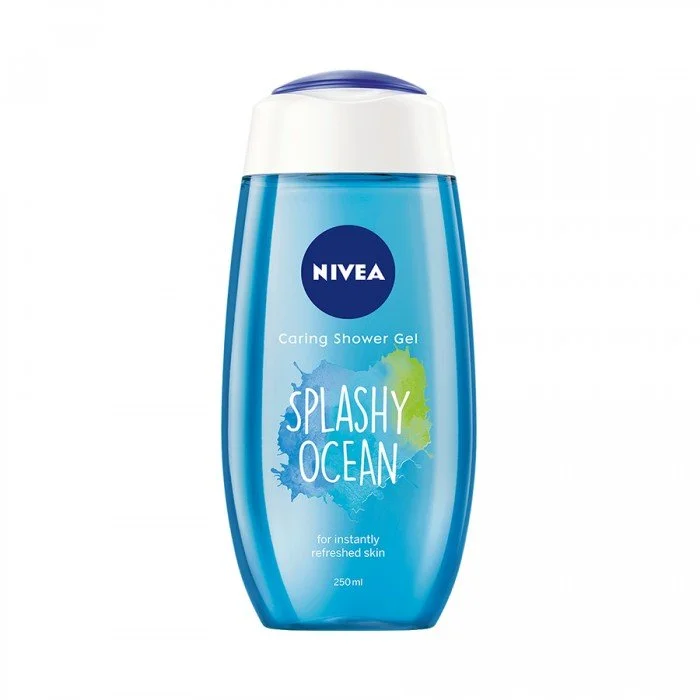 Nivea Shower Gel Splashy Ocean 250ml It is a refreshing care shower with sea minerals which nourishes your skin gently.The velvety soft foam and the ocean fresh scent transform each.Shower experience a pampering care | Veela Beauty Nivea Shower Gel Splashy Ocean 250ml It is a refreshing