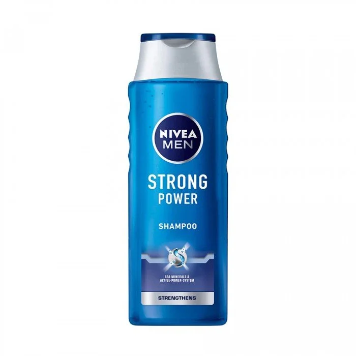 Nivea Strong Power Shampoo for Men 400ml.Strengthens your hair.Mild and gentle to scalp and hair.Suitable for everyday use. | Veela Beauty Nivea Strong Power Shampoo for Men 400ml | فييلا