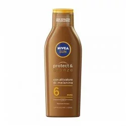 Nivea Sun Solare Latte Protect & Bronze Fp6 200Ml |Veela