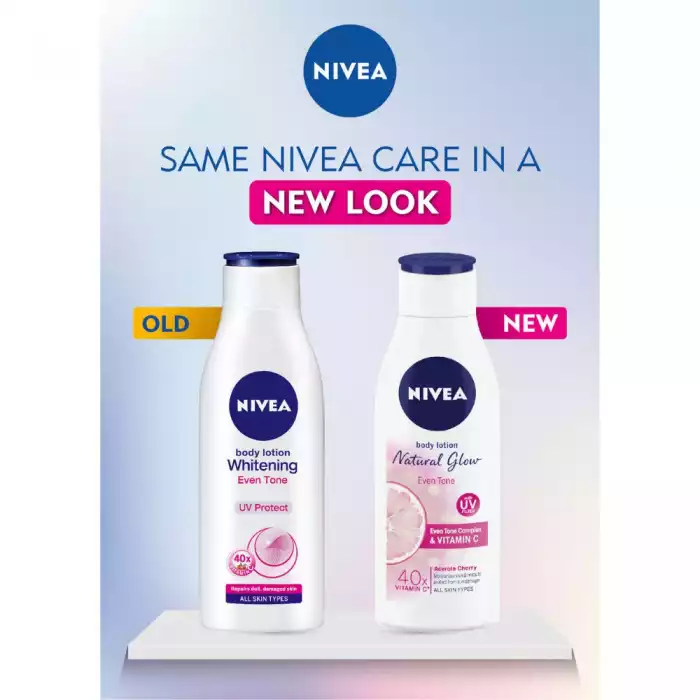 Nivea Body Lotion Natural Glow Even Tone UV Protect Vitamin Nivea Body Lotion Natural Glow Even Tone UV Protect Vitamin