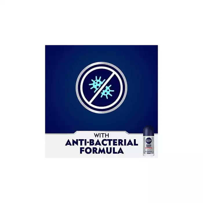 Nivea Men Antiperspirant Roll on Silver Protect Nivea Men Antiperspirant Roll on Silver Protect