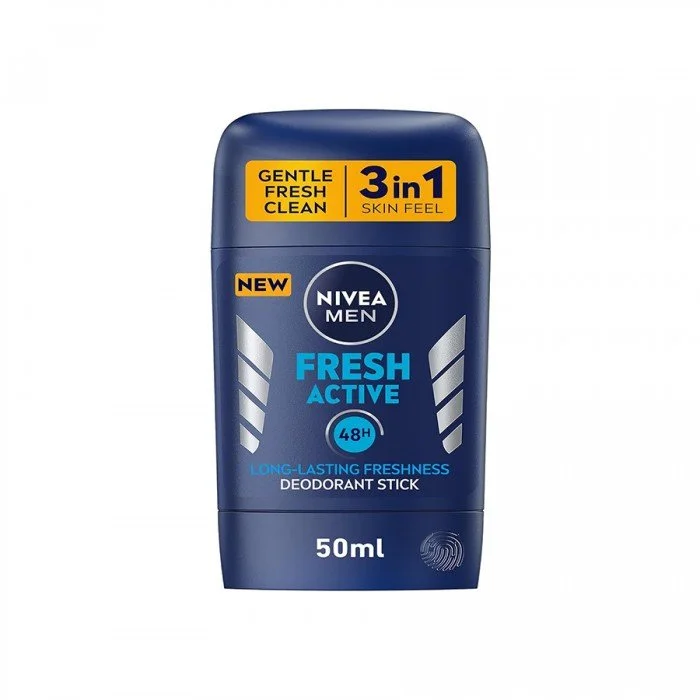 Nivea Stick Fresh Active Men 3*1 50Ml
Description:NIVEA MEN Fresh Active Antiperspirant Stick offers a unique formula that