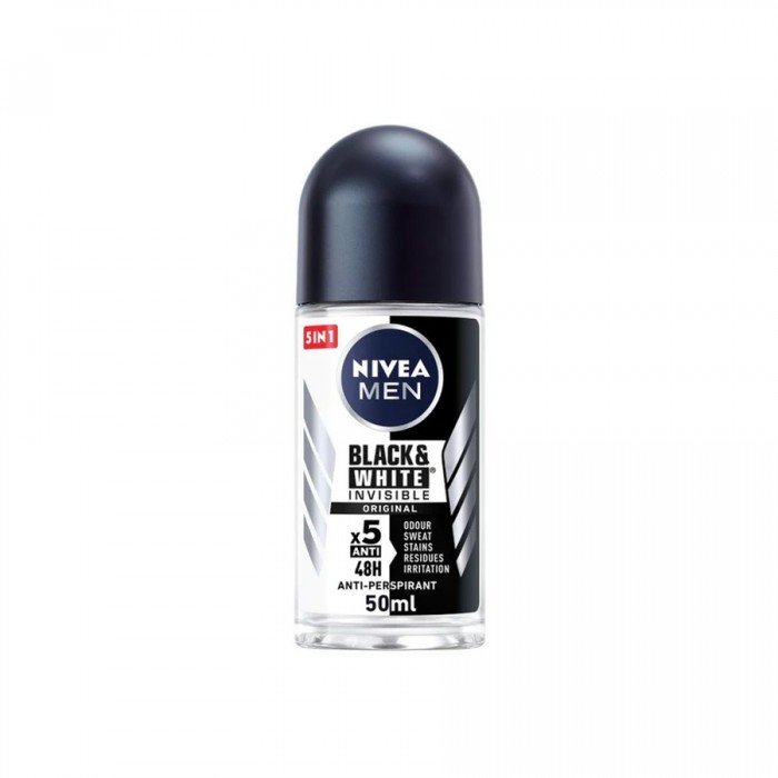 Nivea Black & White Invisible Orginal For Men 50ml
Description:Nivea Antiperspirant is designed to control sweat production and