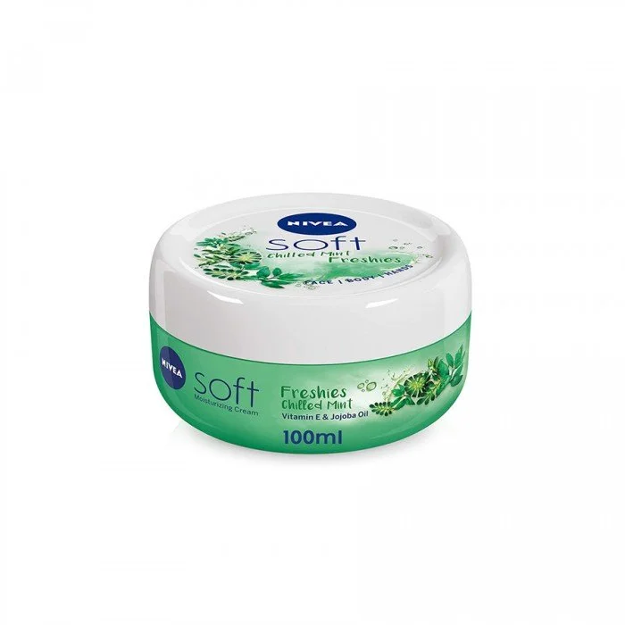 Nivea Soft Freshies Moisturizing Cream Chilled Mint 100ml Nivea Soft Freshies Moisturizing Cream Chilled Mint 100ml.