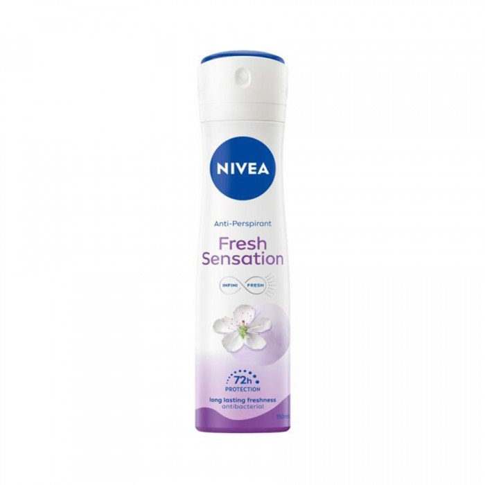 Nivea Fresh Sensation 72h Deodorant Spray 150ml
Description:Nivea Fresh Sensation Antiperspirant Spray provides effective