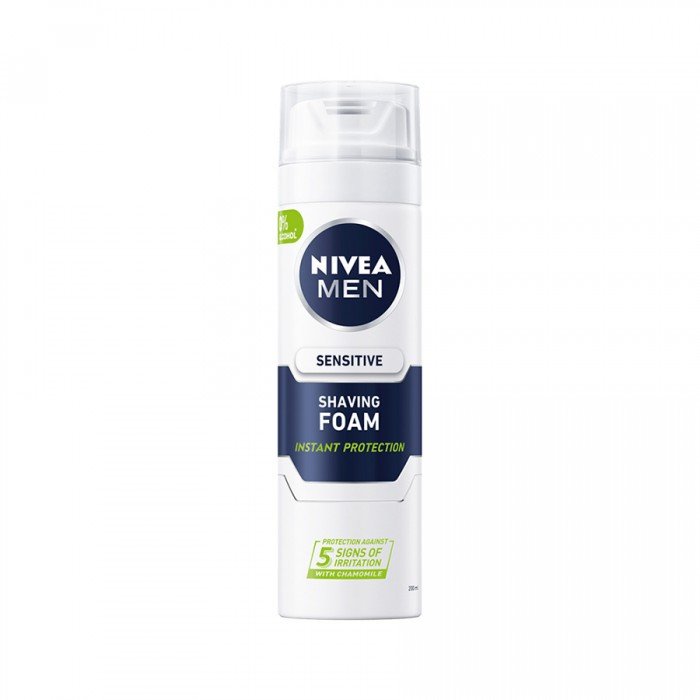 Nivea Sensitive Shave Foam 200ml Nivea Sensitive Shave Foam 200ml
is an extra gentle formula developed to provide a comfortable