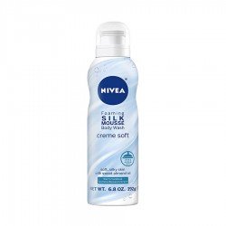 Nivea Silk Mousse Foaming Body Wash - Crème Soft  192Ml