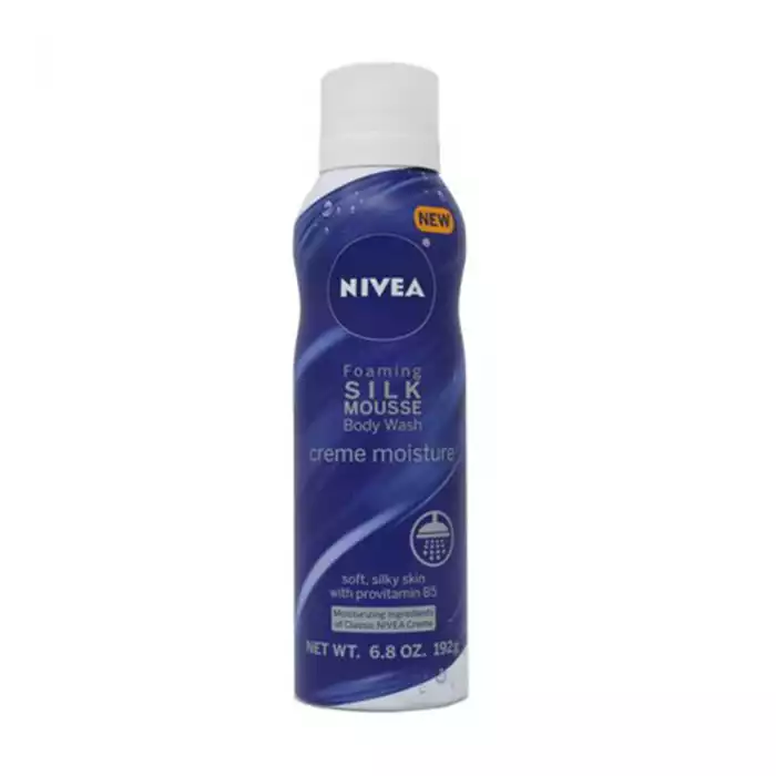Niveas innovative new silk mousse body wash is a delightfully rich, thick cleansing mousse that gently cares for and washes your skin, with light moisturization for a silky skin feel, during, and after your shower or | Veela Beauty Niveas innovative new silk mousse body wash is a