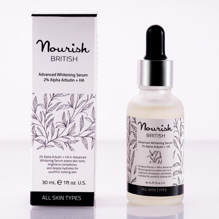 Nourish Advanced Whiting Serum 2% Alpha Arbutin + HA 30 ml