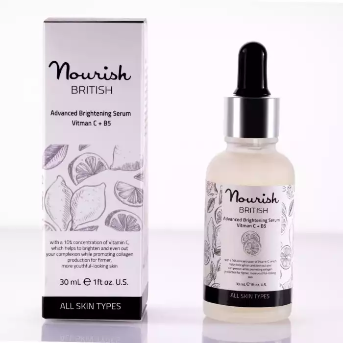 Nourish Advanced Brightening Serum Vitman C + B5 30 ml | Veela Beauty Nourish Advanced Brightening Serum Vitman C + B5 30 ml | Veela Beauty