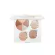 Try this palette from Ofra with its elegant bronze and light colors enjoy these glowing bronze colors as a final touch on your eyeshadow and cheeks Apply the light highlighter on the upper side of your cheekbones, to hig | Veela Beauty Ofra Glow Up Highlighter Palette Multicolor,it contains 4