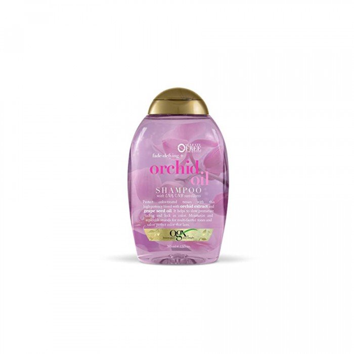 OGX Orchid Oil Shampoo protects the skin from UV rays 385