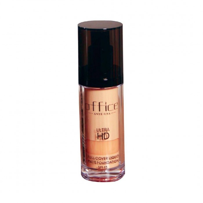 Office Ultra Hd Full Cover Liquid Matte Foundation 97 -Suitable for all skin types. -Notable coverage especially acne, pigmentation, fine lines and uneven tone. -High in Vitamin B, E and Glycerin | Veela Beauty Office Ultra Hd Full Cover Liquid Matte Foundation 97 -Suitable for all skin types. -Notable coverage especially acne, pigmentation, fine lines and uneven tone. -High in Vitamin B, E and Glycerin | Veela Beauty