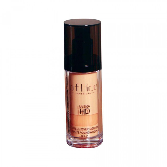 Office Ultra Hd Full Cover Liquid Matte Foundation 100 -Suitable for all skin types. -Notable coverage especially acne, pigmentation, fine lines, and uneven tone. -High in Vitamin B, E, and Glycerin | Veela Beauty Office Ultra Hd Full Cover Liquid Matte Foundation 100 -Suitable for all skin types. -Notable coverage especially acne, pigmentation, fine lines, and uneven tone. -High in Vitamin B, E, and Glycerin | Veela Beauty