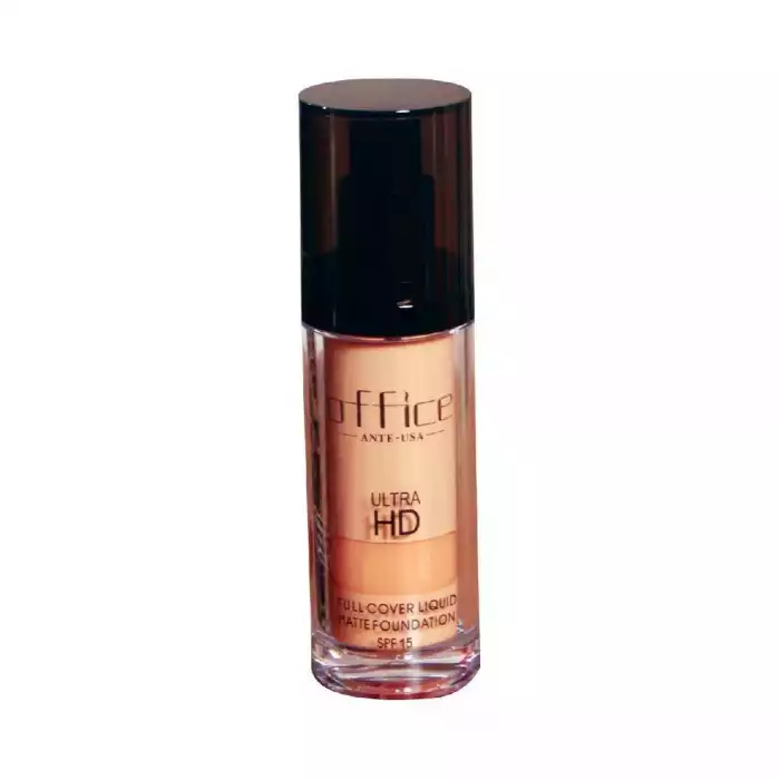 Office Ultra Hd Full Cover Liquid Matte Foundation 97 -Suitable for all skin types. -Notable coverage especially acne, pigmentation, fine lines and uneven tone. -High in Vitamin B, E and Glycerin | Veela Beauty Office Ultra Hd Full Cover Liquid Matte Foundation 97 |
