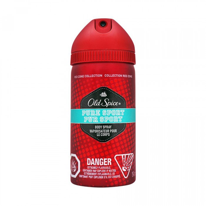 Old Spice Pure Sport Antiperspirant and Deodorant Spray goes on invisible and gives 48 hours of sweat and odor protection with one quick spray
Bergamot and grapefruit will have you smelling clean, crisp and sporty like a | Veela Beauty | فييلا بيوتي