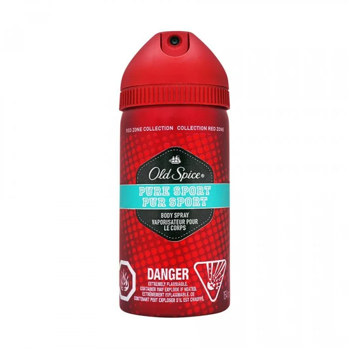 Old Spice Pure Sport Antiperspirant and Deodorant Spray goes on invisible and gives 48 hours of sweat and odor protection with one quick spray
Bergamot and grapefruit will have you smelling clean, crisp and sporty like a | Veela Beauty | فييلا بيوتي